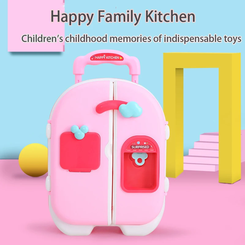  Baby Shining Baby Toys Children's Kitchen Toy Set Simulation Refrigerator Kitchenware Girl Mini Pla - 4000028515480