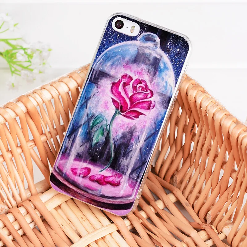 MaiYaCa для iphone 7 6 X XR XS MAX чехол beauty Beast Rose Princess Art CoquePhone чехол для iphone 8 6S Plus 5s SE - Цвет: 6
