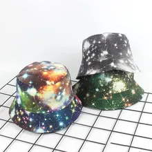 LDSLYJR хлопок Звездное небо печати Панама для рыбака шляпа уличная дорожная шляпа складная шляпы от солнца для мужчин и женщин 553