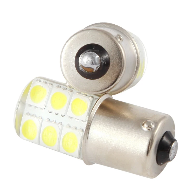 10 шт. ba15s S25 1156 p21w светодиодный белый светильник s 5050 12SMD силиконовая лампа DC12V автомобиля задние парковка светильник фонарь стоп-сигнала Поворотная сигнальная лампа