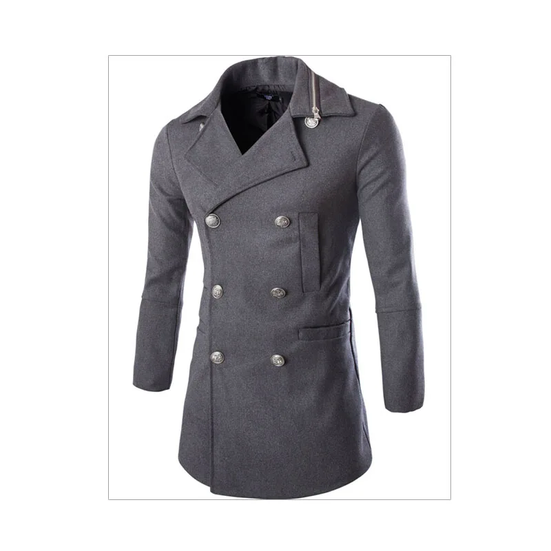 2017 Fashion Winter Mens Jackets And Coats Duffle Coat