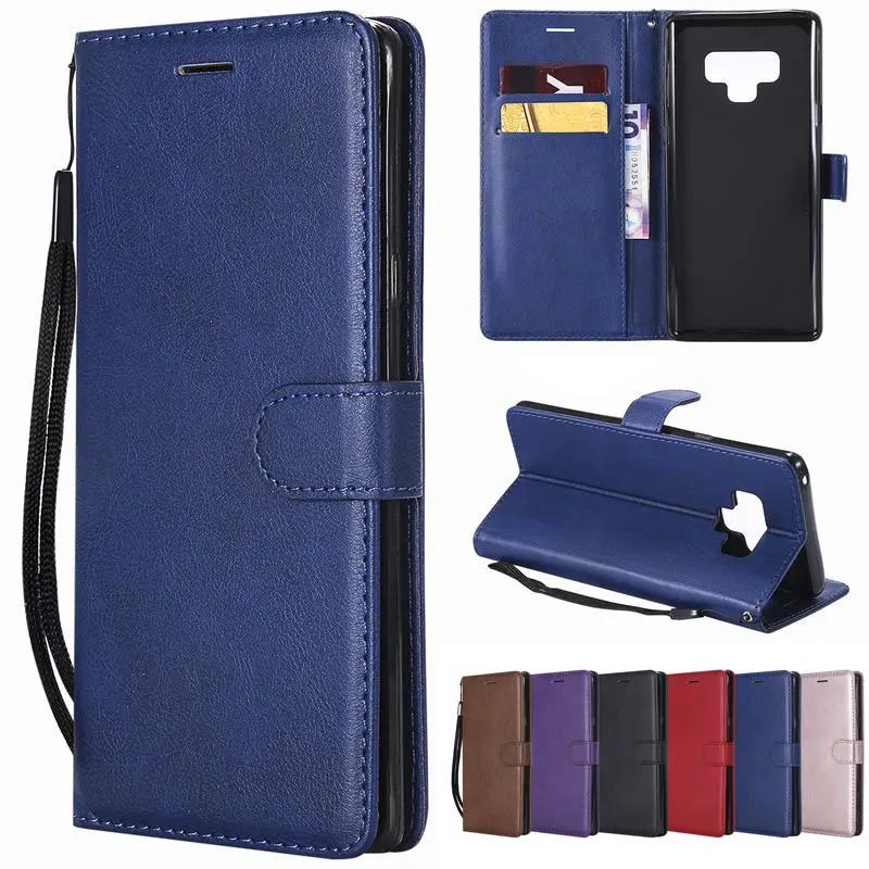 

Phone Case For Samsung Note 9 Cover Leather Flip Case Galaxy Note 9 Coque Vintage Wallet Bookcase For Samsung Note 9 Note9 Cover
