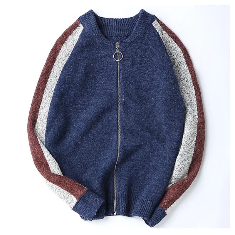 2018 autumn new product men's knit jacket cardigan unlined