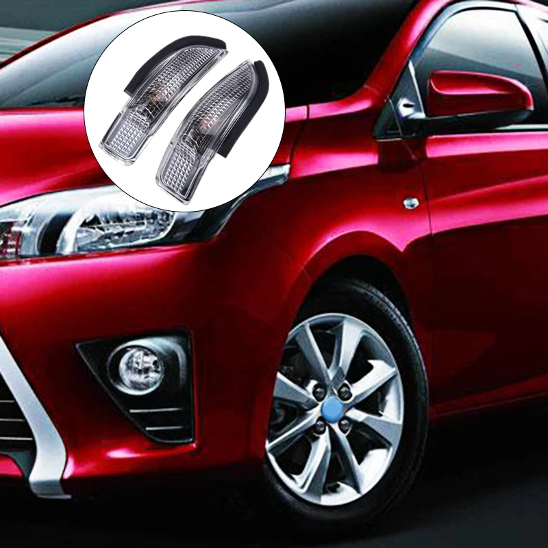

ADPOW Rearview Mirror Turn Signal Flashing 81740-52050 For TOYOTA CAMRY COROLLA YARIS Prius C AvalonScion iM VENZA