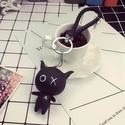 black doll keychain