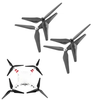 

New 4PCs Carbon Fiber 9450 Propeller CW/CCW 3-Blade Prop For DJI Phantom 1 2 3 Jn.16
