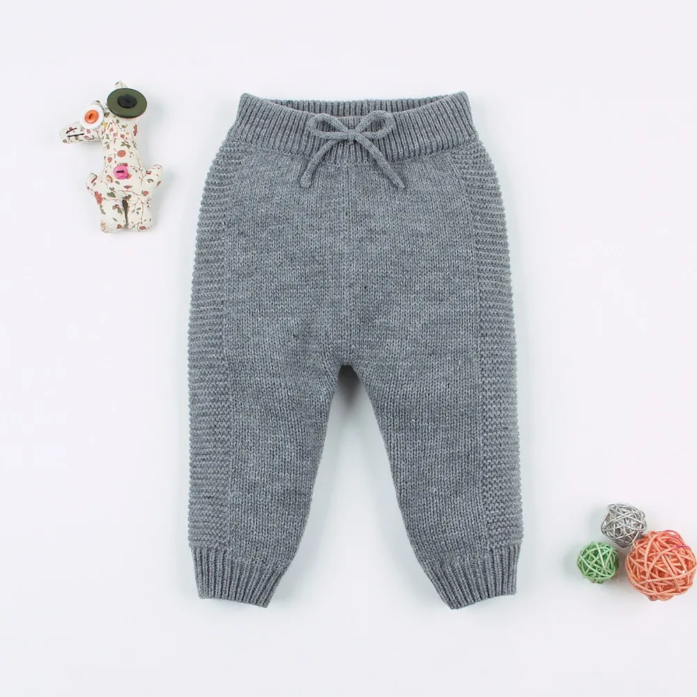 

Children's Warm Pants 100% Acrylic Knitted Newborn Baby Boy Trousers Autumn Casual Outwear Toddler Infant Girl Leggings Pantalon