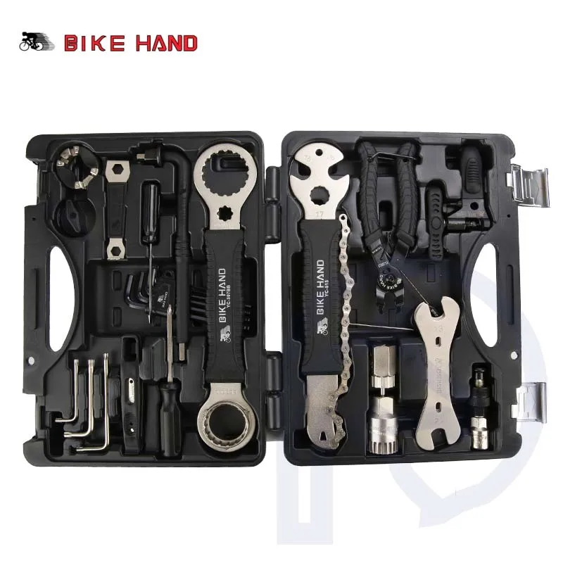 

18 in 1 Bicycle Repair Tools Kit Box Set Multifuctional MTB Tire Chain Repair Tools Spoke Wrench Kit Hex Screwdriver Bike Tools