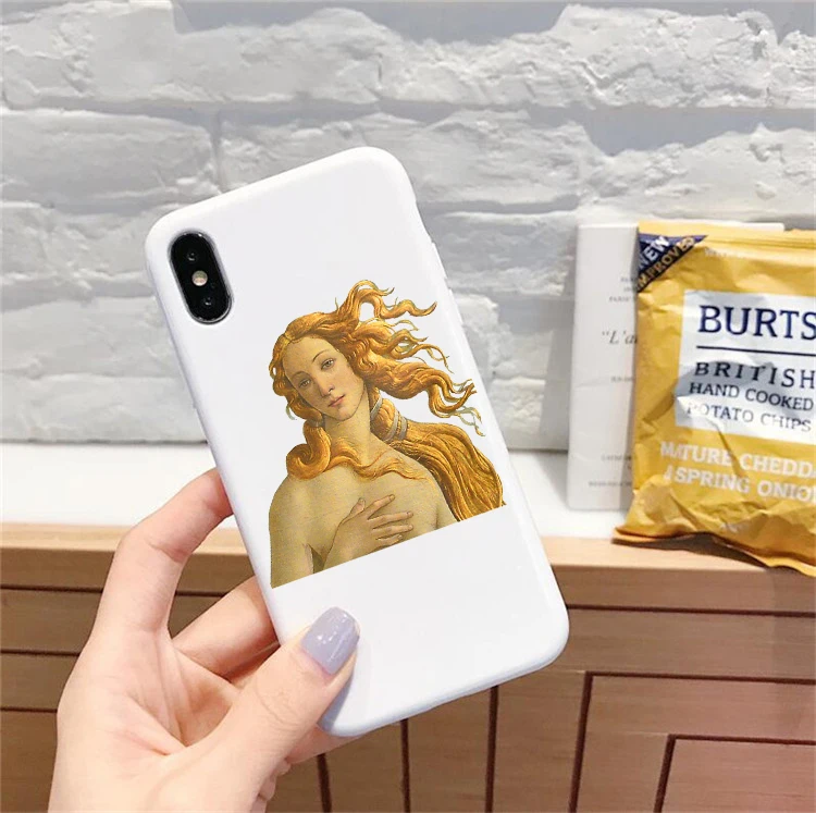 Чехол из ТПУ Sandro Botticelli LaPrimavera Модный чехол ярких цветов для iphone 7 X XS XR 11 11Pro 11ProMax