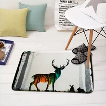 Прихожая приветственные напольные коврики милый мультфильм печати коврик для ванной комнаты Придверные коврики дети гостиная Противоскользящий коврик