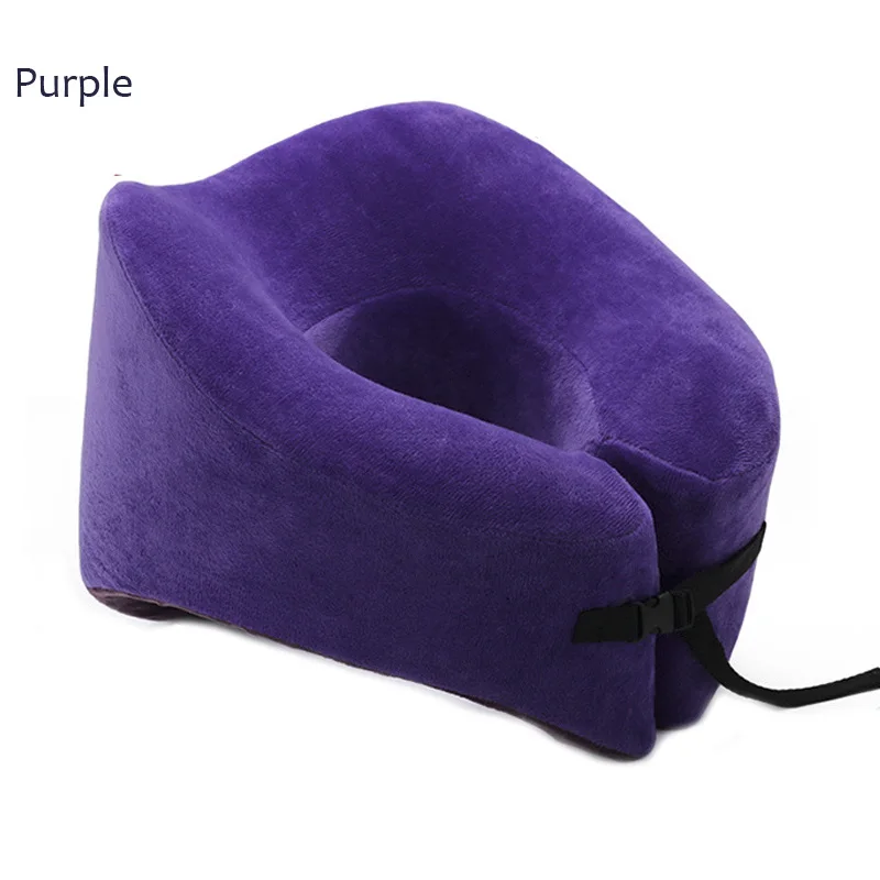 L075-U Shaped Neck Pillow Memory Foam Health Care Pillow Airplane Car Travel Pillows For Adults and Baby (4)