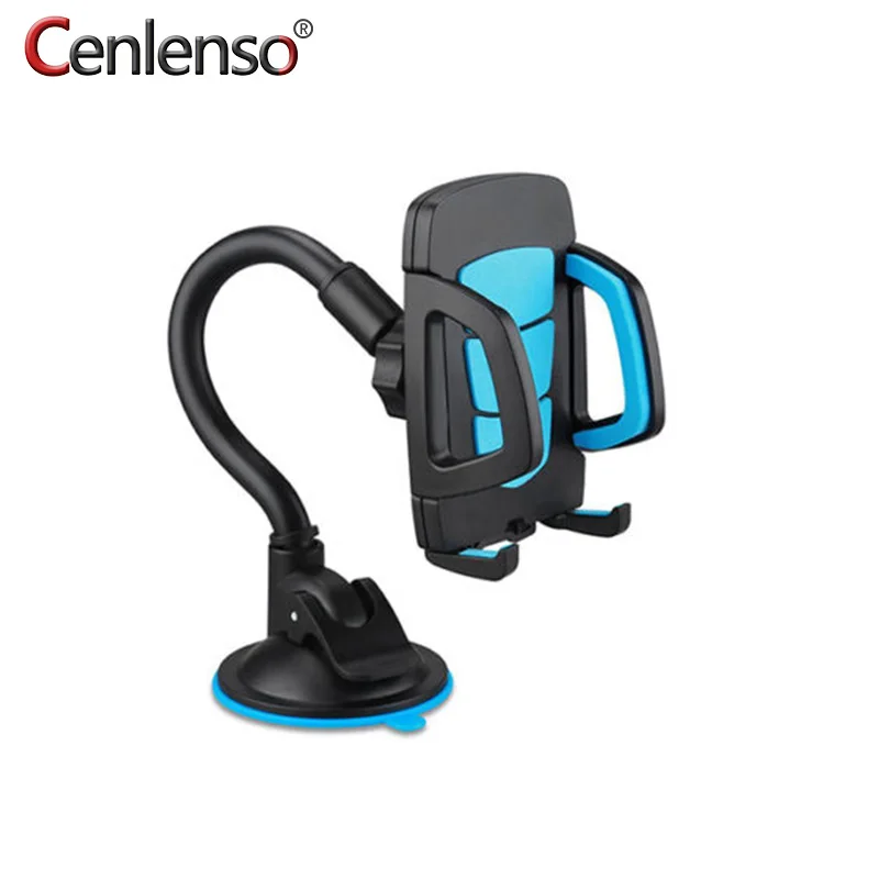 

Universal Car Windshield Dashboard Phone Holder 360 Degree Rotating With Strong Suction Cup Gooseneck Mount For iPhone Samsung