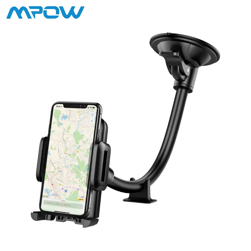 

Mpow 360 Degree Rotation Cellphone Mount Stand Car Mount Holder with Easy Touch and Anti-skid Base for 4.0-6.0 inches Cell Phone