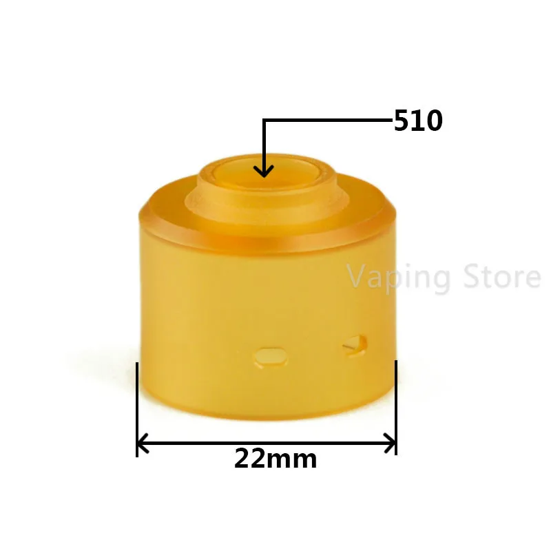 Hadaly RDA 22mm diameter replacement PEI  top cap-04