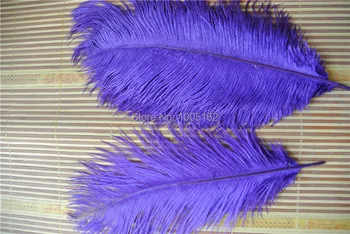 

Wholesale -100pcs10-12inch 25-30cm purple Ostrich Feather plumes Wedding centerpiece wedding feather decor