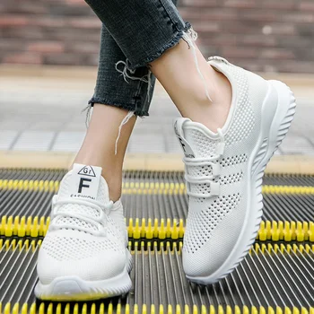 

Running Shoes for women 2019 Summer women Sneakers Lace Up Low Top Jogging Shoes women Mesh Athletic Breathable Sports Footwear