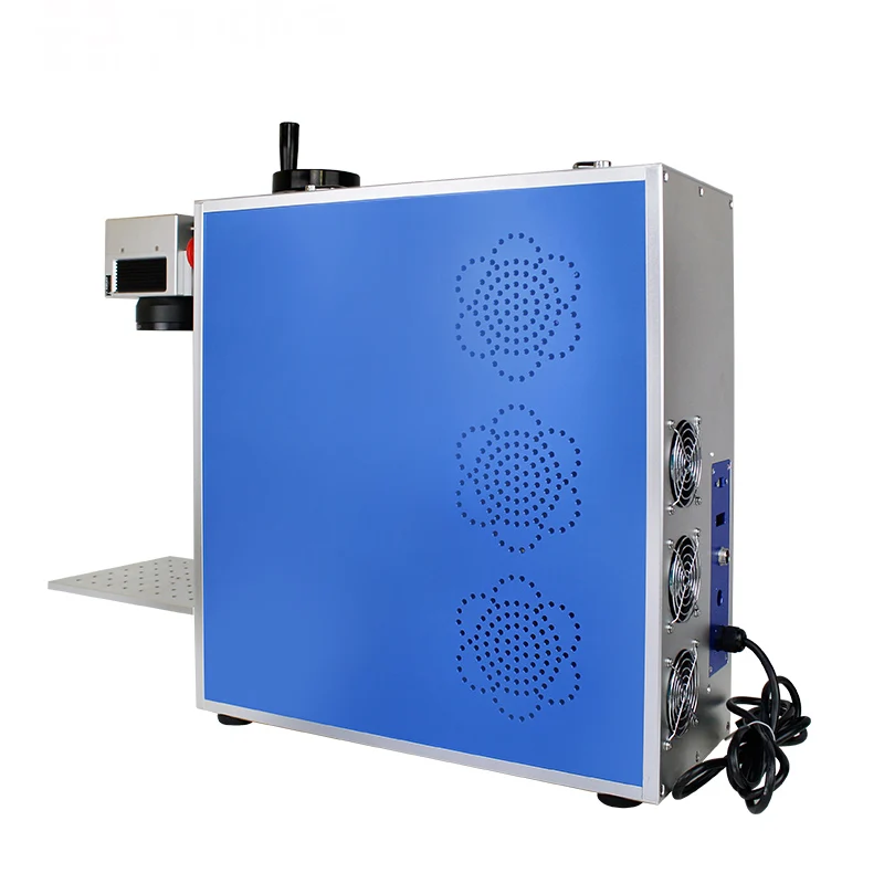 20W Portable Desktop Fiber Laser Making Metal Engraving Machine For Phone LCD Separate Frame Cuttin