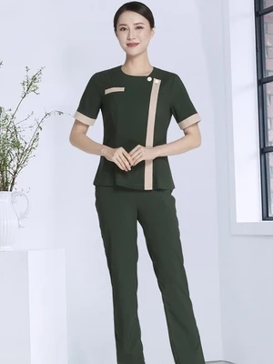 

New beautician manicure tattoo artist work clothes technician services women's professional beauty salon services