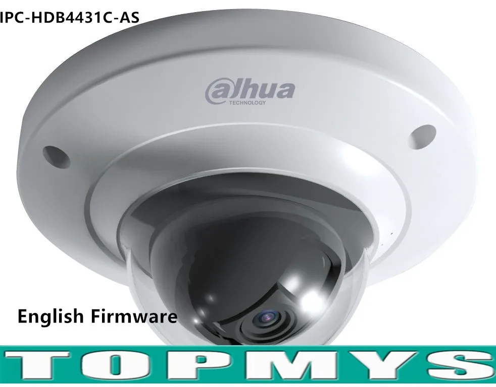 

Dahua 4MP POE network IP camera IPC-HDW4431C-AS 1080P HD WDR Network IR Dome Camera IR 50M security CCTV ip camera
