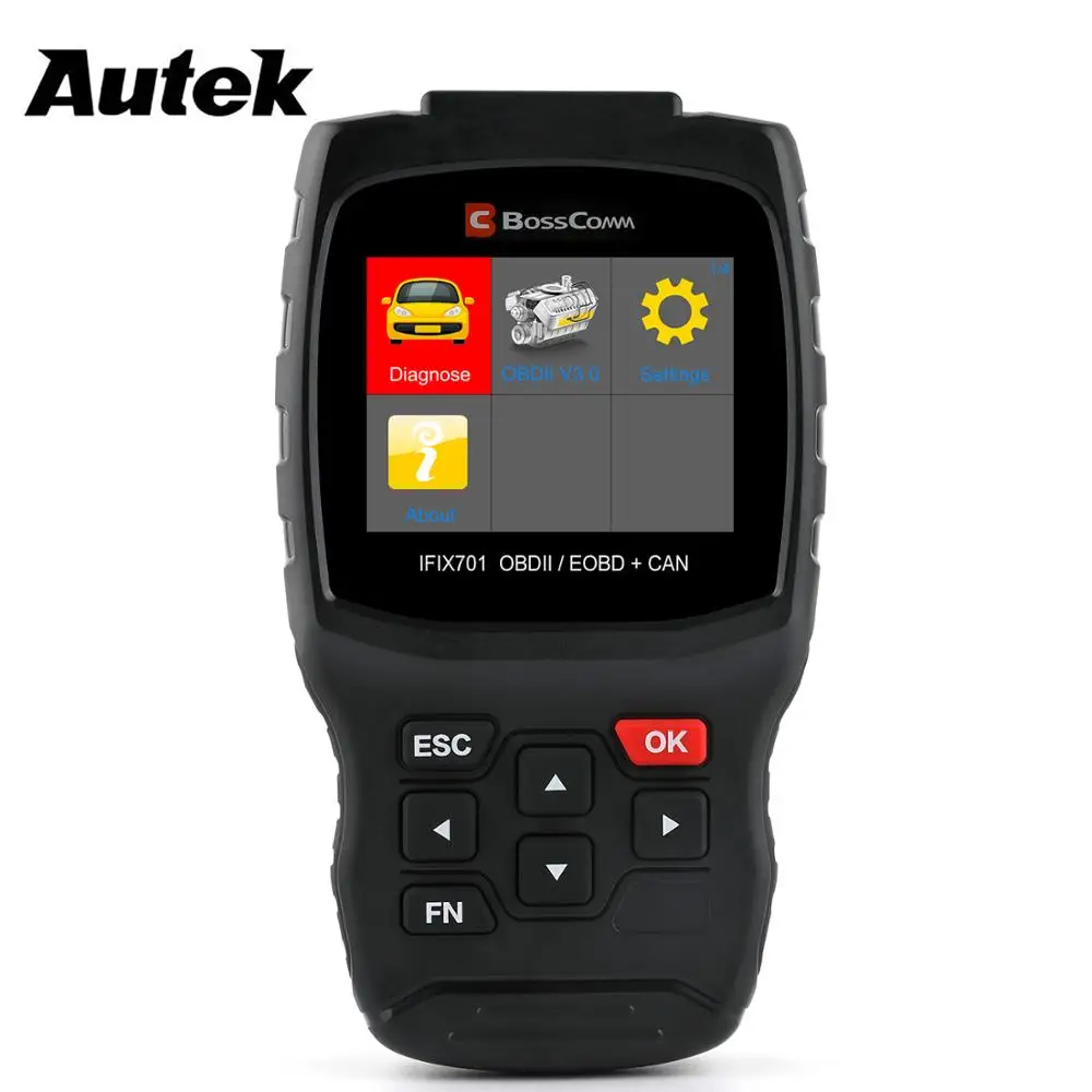 

Autek IFIX701 OBD2 Auto Diagnostic Tool Support ABS SAS EPB DPF SRS DPF Oil Service Reset Full Systems OBD2 Scanner Free Update