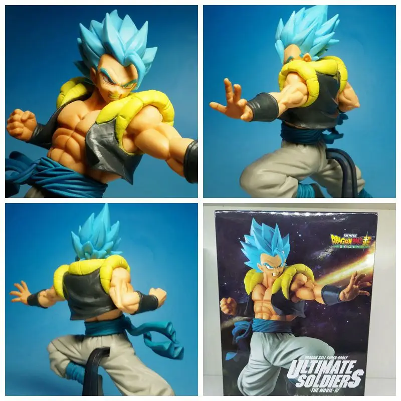 

23cm Dragon Ball Z Super Gogeta Toys Action Figure Goku Vegeta Fusion Anime PVC Doll Figurine Collectible Baby Toy Model Gift
