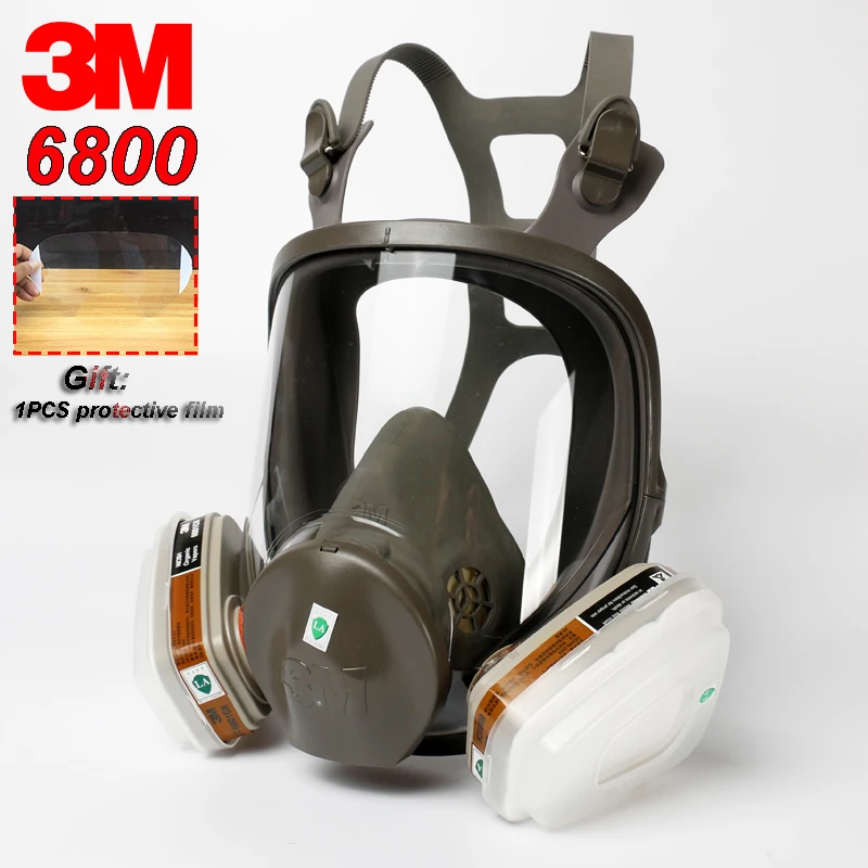 

3M 6800 Respirator gas mask brand new Spray paint industrial pollution Toxic gas Full mask Bubble column transport protect mask