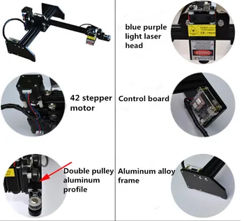 

Mini Portable Multi-function Automatic DIY CNC Laser Engraving Machine USB Logo Mark Printer Cutter CNC Router