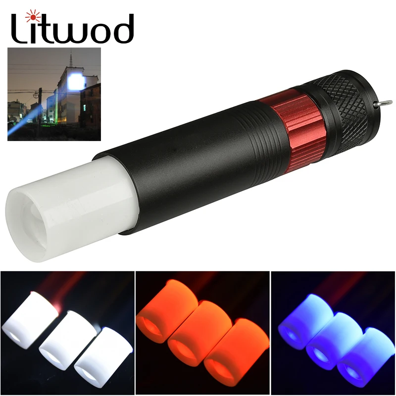 Litwod Z35 CX5 Lipstick Mini LED Flashlight 2000 Lumen 5 Mode XM-G Q5 magnet tail Powerful For Camping | Лампы и освещение