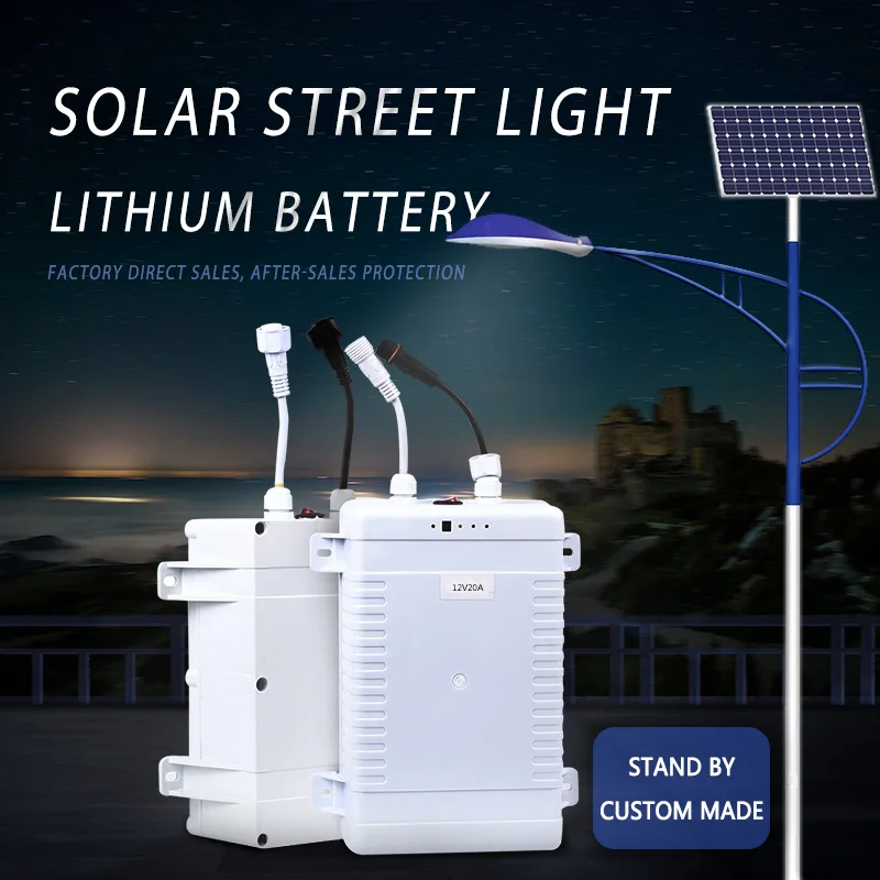 Kanavano 12v Solar Battery Pack 20a 30ah 18650 Rechargeable Waterproof Lithium for Street Light Dedicated Batteries Rv | Электроника