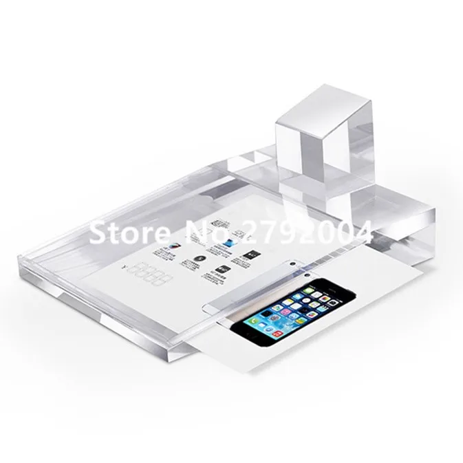Titular para Celular Lote Alta Qualidade Acrílico Display Stand 14*19 cm 10 Pçs - 6 Sistema EAS
