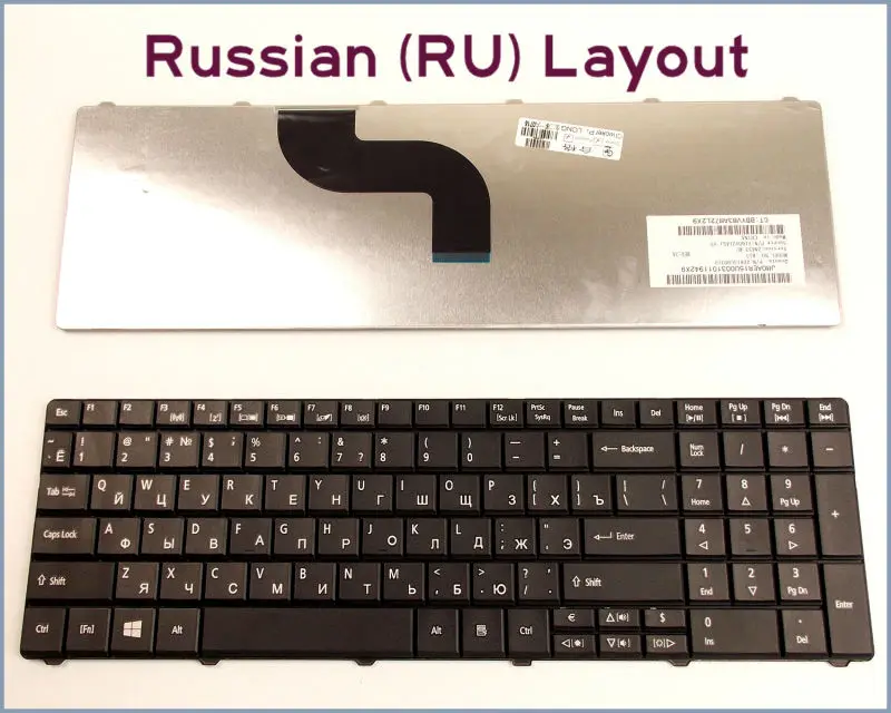  New Keyboard RU Russian Version For Acer Aspire E1-571-32324G50Mnks E1-571-33114G50Mnks Laptop