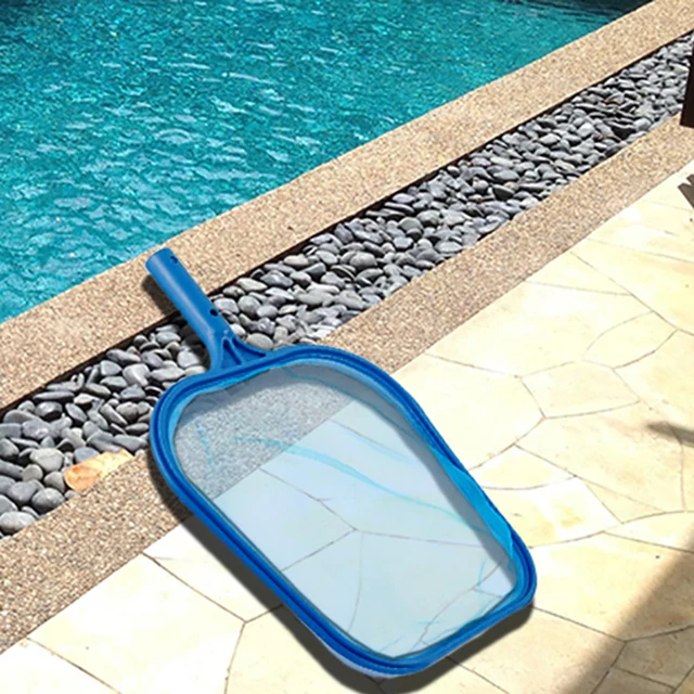 1PC New Professional Leaf Rake Mesh Frame Net Skimmer Lightweight Blue Plastic Pool Accessories Spa Clean Swimming Pool Tools