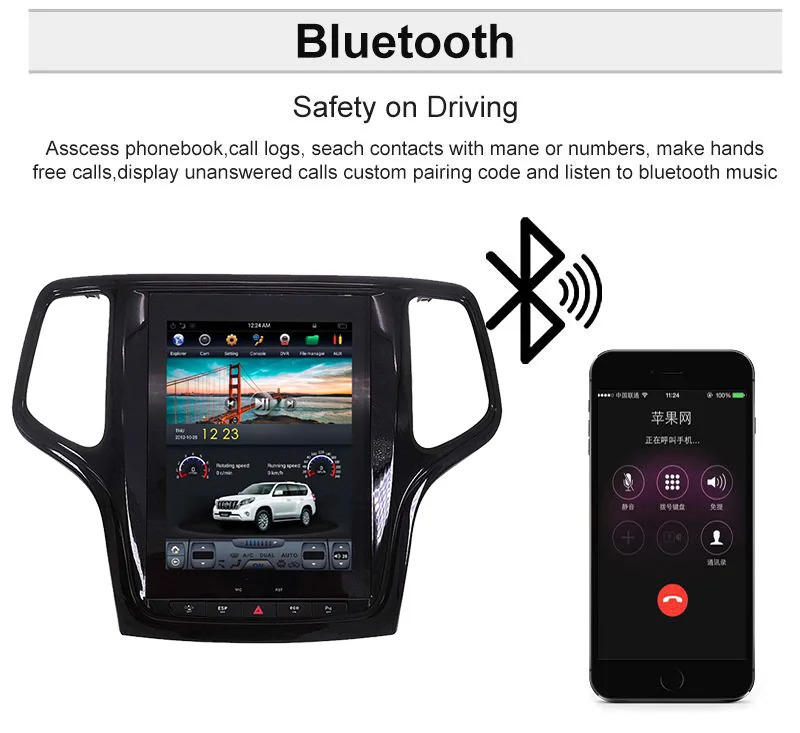 Discount Aotsr Android 7.1 Tesla style Car GPS Navigation For JEEP Grand Cherokee 2014-2018 headunit multimedia player No DVD player1di 10 Discount Aotsr Android 7.1 Tesla style Car GPS Navigation For JEEP Grand Cherokee 2014-2018 headunit multimedia player No DVD player1di 10