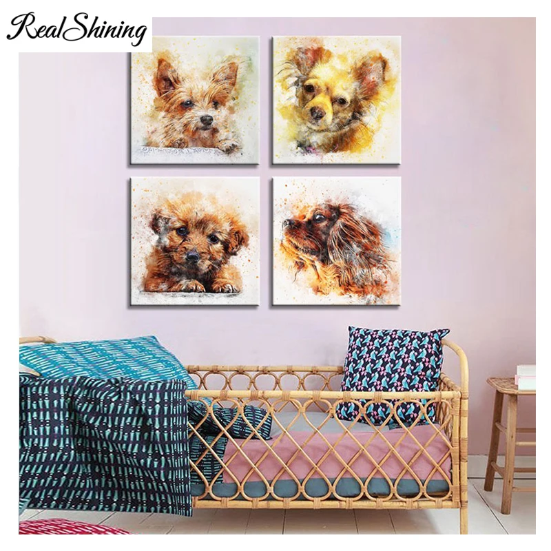 

5D Diamond Painting Lovely cats dogs Full Square/Round Diy Diamond Embroidery pet Pictures Of Rhinestones Mosaic Decor FS3752