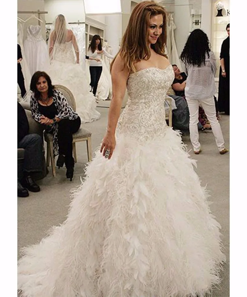 Luxury-Feather-Wedding-Dress-Tulle-Lace-Beaded-Sequin-Backless-Mermaid-Women-Wedding-Dresses-Bridal-Gown-2016