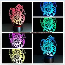 NEW font b 2017 b font Evil Clown Halloween 3D USB font b LED b font