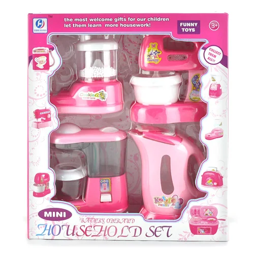 Simulation toy electric kettle coffee machine mixer juicer for girls