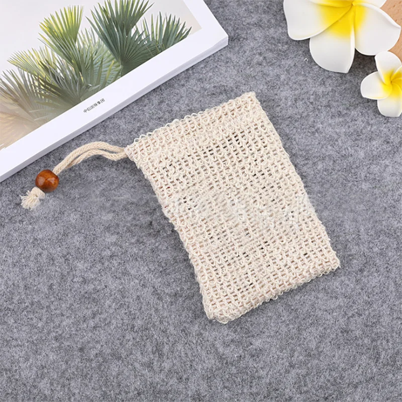 

High Quality 1pcs Easy Bubble Mesh Bag Soap Blister Mesh Double-Layer Soap Net Foaming Net Bathroom Cleaning Tools