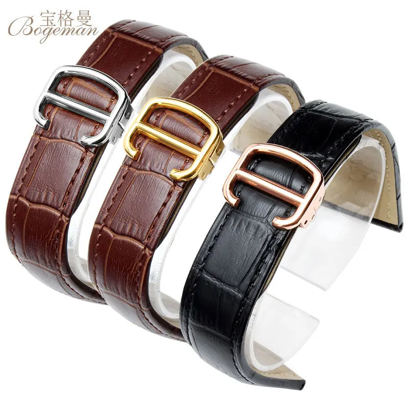 Cowhide strap black brown 20MM 22MM 23MM 24MM 25MM for SOLO TANK W5200005 | W5200027 Наручные часы