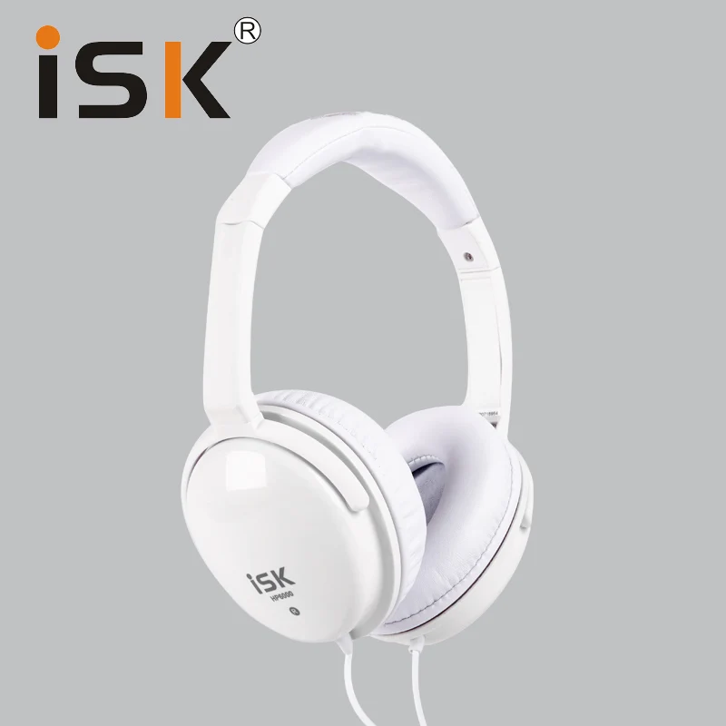 

New ISK HP6000 Professional Monitor Headphones Deep Bass Fully enclosed Over Ear Dynamic Noise cancellation Headset