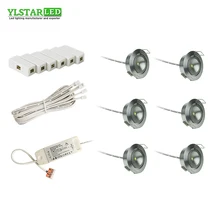 YLSTAR AC85-265V встраиваемый 3 Вт Мини Светодиодный точечный светильник потолочный светильник Светодиодный точечный светильник