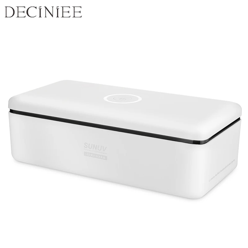 

Deciniee SUNUV UV Sterilizer Box Beauty Tools Sterilizer Storage Box Portable Disinfection Box Machine for Salon Nail Art Tools