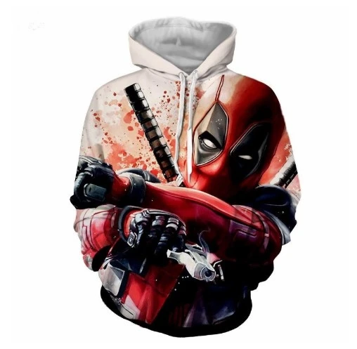 Фильм Дэдпул 2 толстовки Wade Winston Wilson косплей костюм осень для мужчин и женщин