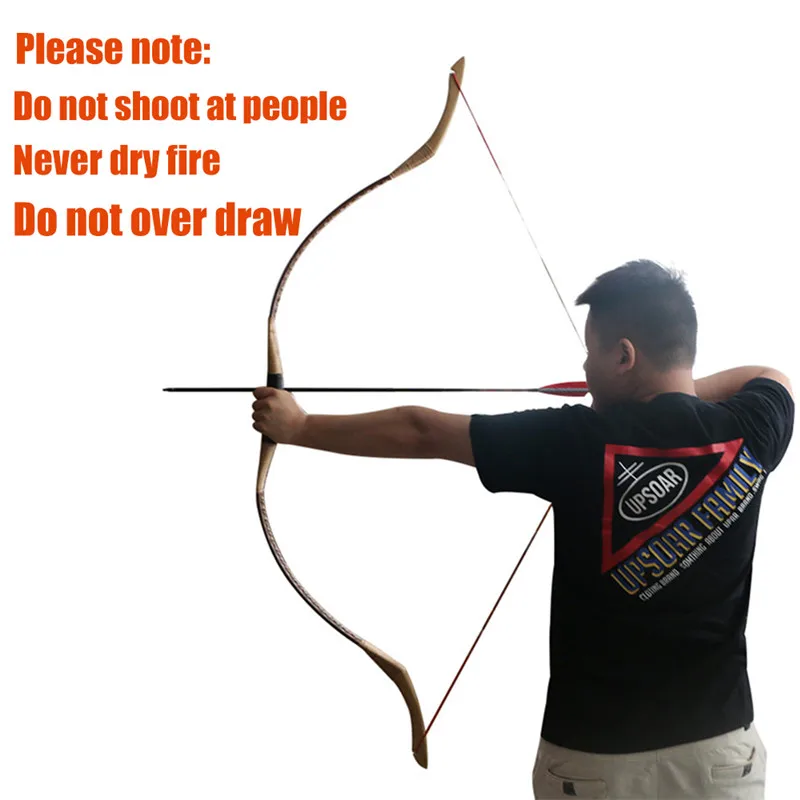 Arco do Cavalo Tiro ao Alvo Longbow para Esportes ao ar Toparchery Caça Arcos Tradicional Livre 30-55lbs 3 Toparchery caça arcos 30-55lbs tradicional arco do