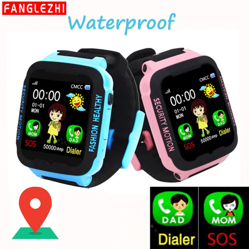 

Children's Smart Phone Watch Kids Smartwatch C3 Waterproof LBS Positioning Support Learning SIM Card Call SOS For Android IOS