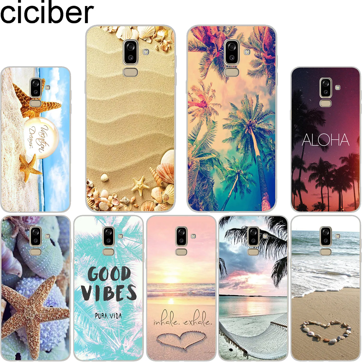 

ciciber For Samsung Galaxy J3 1 2 4 5 6 7 8 Pro Core Plus Prime mini 2016 2017 2018 Duo Phone Cases TPU Back Cover Soft Silicone
