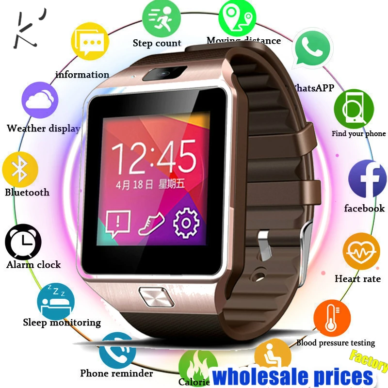 

Smart Watch V8 Men Bluetooth Sport Watches Women Ladies Rel gio Smartwatch with Camera Sim Card Slot Android Phone PK GT08 Y1 A1