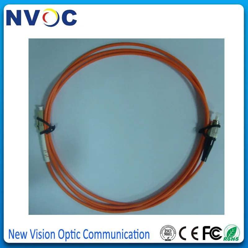 10Pcs/Lot MM Simplex 5M 3.0mm PVC Jacket FC UPC-LC UPC OM2 Fiber Optic Cable Patch Cord FC/UPC-LC/UPC Jumper | Мобильные телефоны и