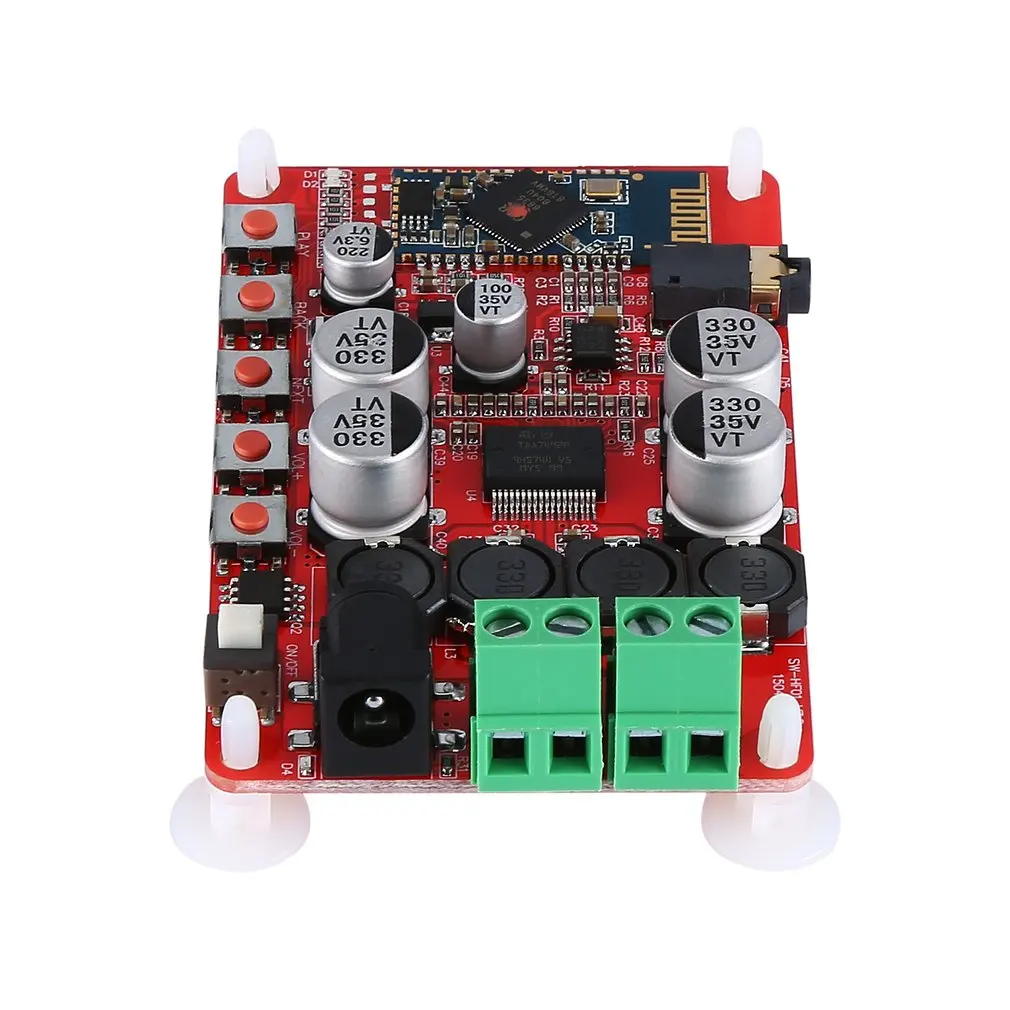 TDA7492P Power Amplifier Board Audio Receiving Digital Power Amplifier Board Csr4.0 Hf01 Durable Red Color