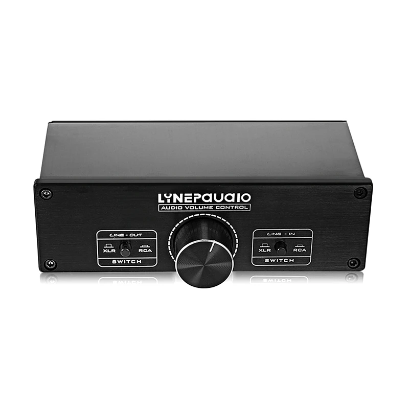 Lynepauaio 2 In 2 Out Switcher регулятор громкости, переключение между rca-сигналом и Xlr балансным сигналом, который подходит для